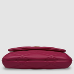 Saint Laurent Le 57 Leather Shoulder Bag — Fuchsia