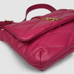 Saint Laurent Le 57 Leather Shoulder Bag — Fuchsia
