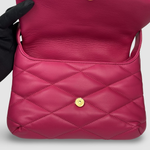 Saint Laurent Le 57 Leather Shoulder Bag — Fuchsia
