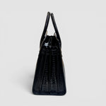 Saint Laurent Sac de Jour Leather Bag — Black