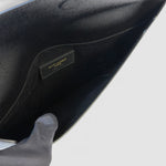 Saint Laurent Uptown Leather Pochette — Black