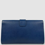Yves Saint Laurent Chyc Clutch — Blue